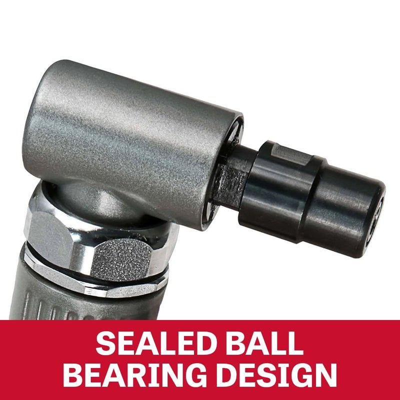 JET 1/4-Inch Pneumatic Right-Angle Die Grinder, 22000 RPM (JAT-403), Gray - Image 3